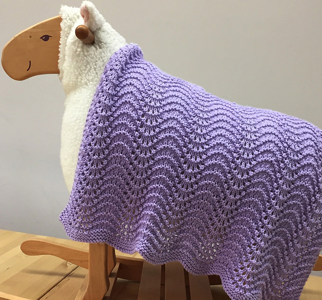 Easiest Lace Baby Blanket