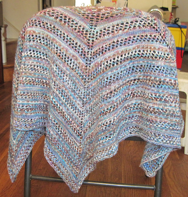 Handkerchief Style Easy Peazy Shawl