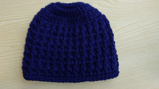 Child Size Messy Bun Beanie