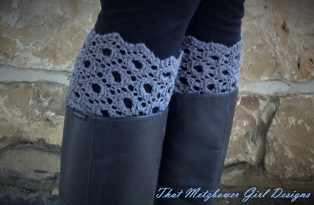 Old English Lace Boot Cuffs