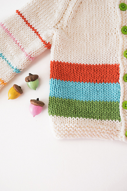 Happy Hues Baby Cardigan