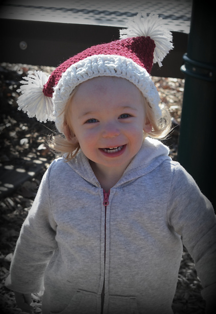 Double Pom Pom Santa Hat