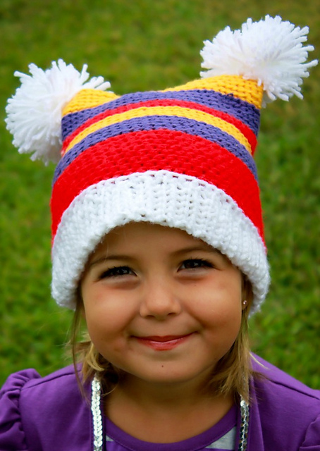Spunky Pom Pom Hat