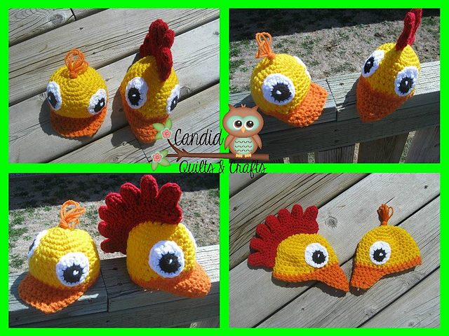 Bawk Bawk-Quack Quack (aka Chicken-Duck) Hat