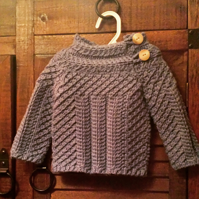 Cable and Daisy Stitch Sweater