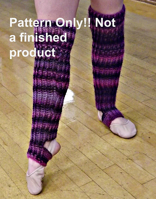Ribbed Stirrup Legwarmers