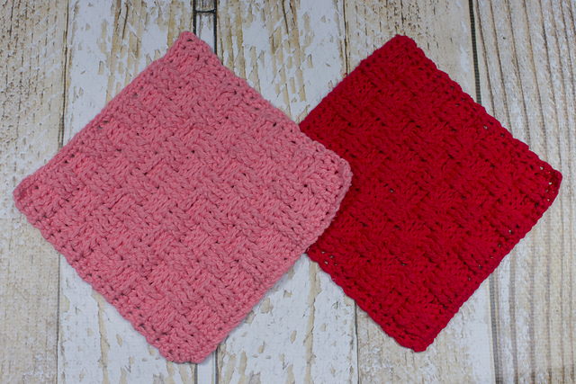 Basket Weave Dishcloth