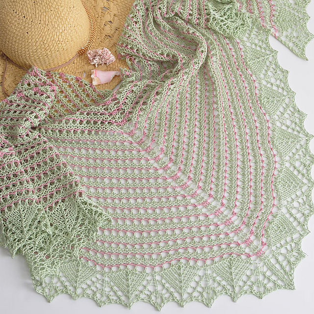 Hillrose Shawl