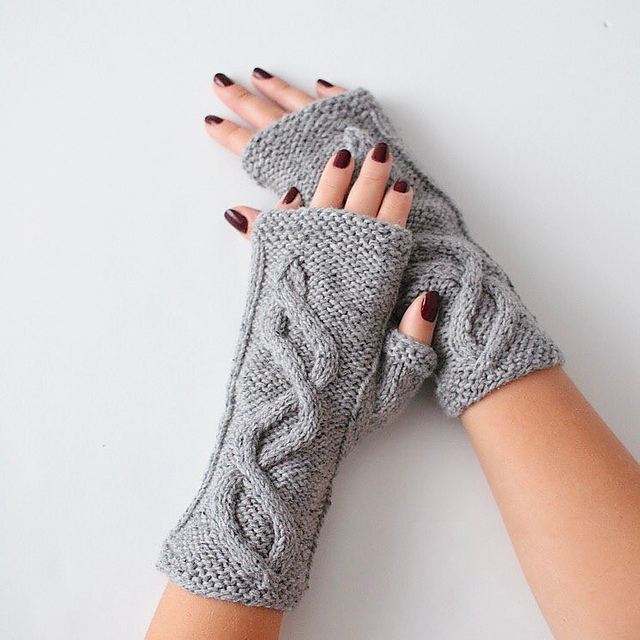Pacific Waves mitts