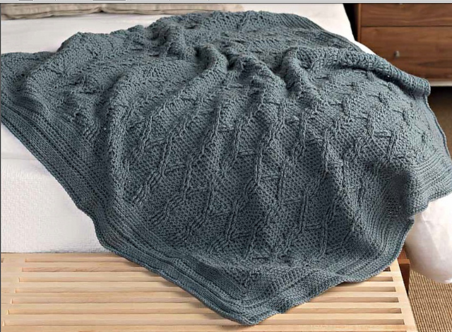 Croises Cable Afghan