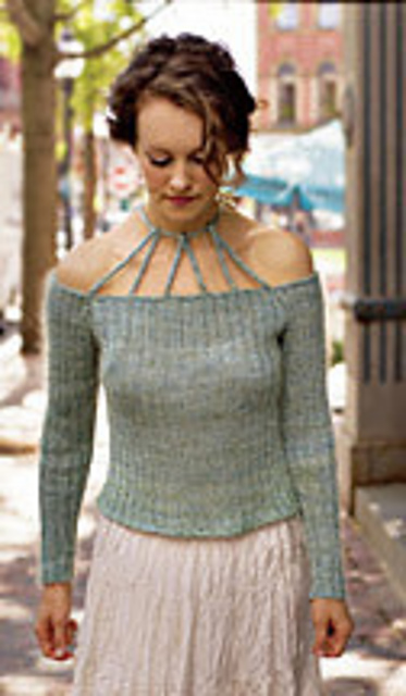 Corded Yoke Pullover