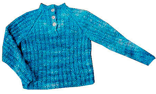 Ribbed Yoke Sweater