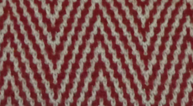 Italian stitch and Stripe Cowl