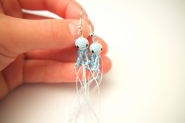 Jellyfish earrings