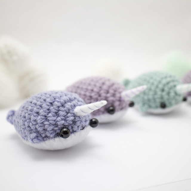 Mini Narwhal Amigurumi