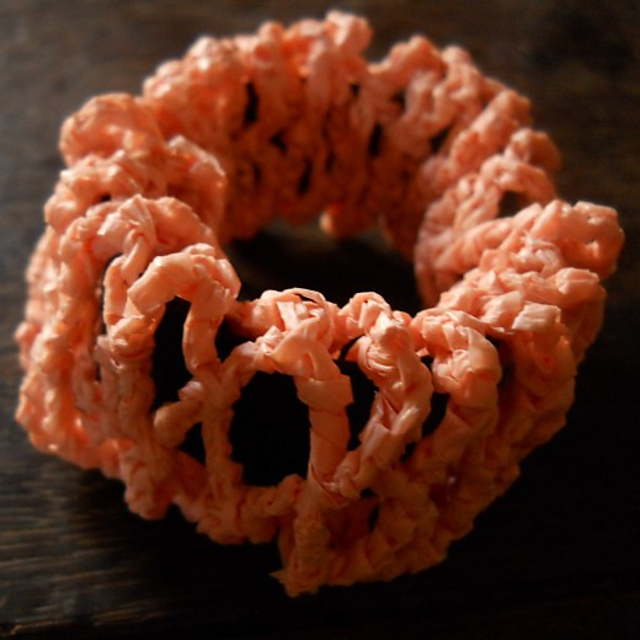 Diamond Mesh Scrunchies