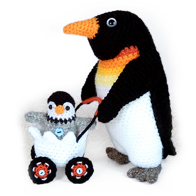 Ravelry: Papa and Pierre Penguin pattern by Moji-Moji Design