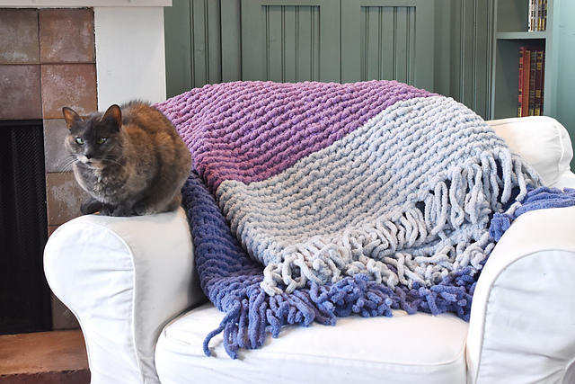 Grimace to Grin Chunky Blanket