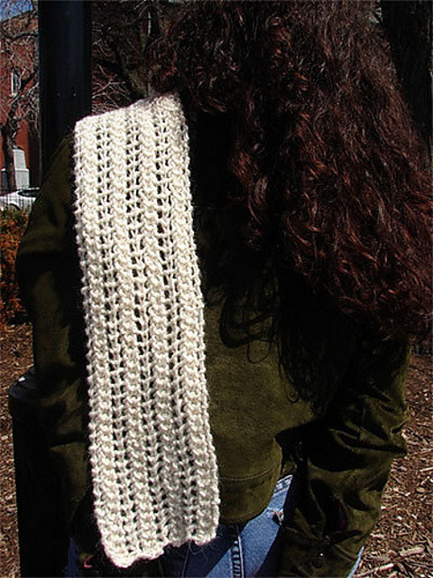No Purl Lace Scarf