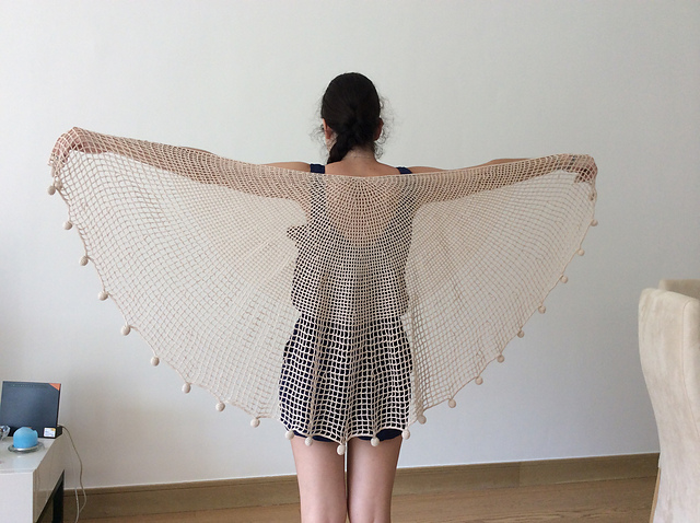 t. semicircular shawl