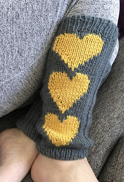 Heart & Ribs Legwarmers
