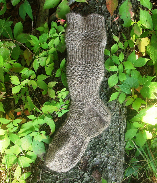 Cloud and Mountain Sock