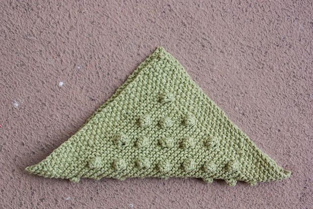 Bobble Stitch Washcloth