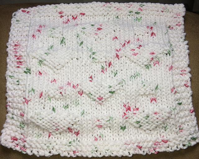 Hearts Galore Dishcloth