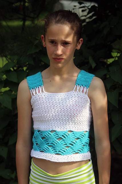 Child Spider Lace Tank Top