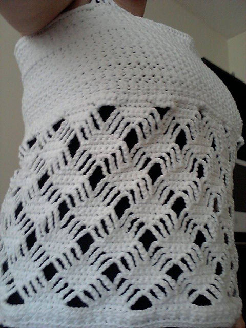Plus Size Spider Lace Tank Top