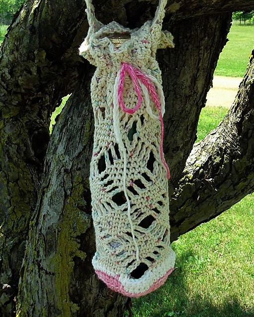 Spider Lace Wine Bottle Gift Bag