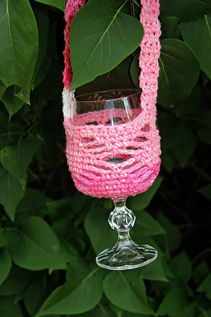 Spider Lace Wine Glass Holder
