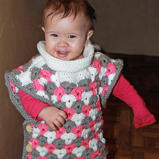 Isabella's Button Up Poncho