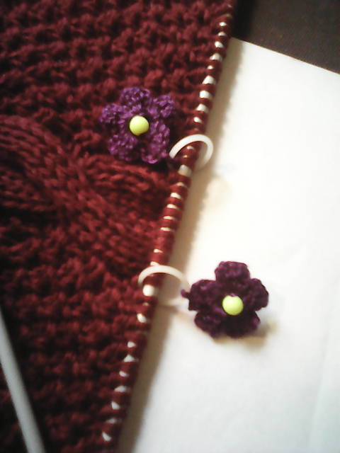 Flowery Stitch Markers!