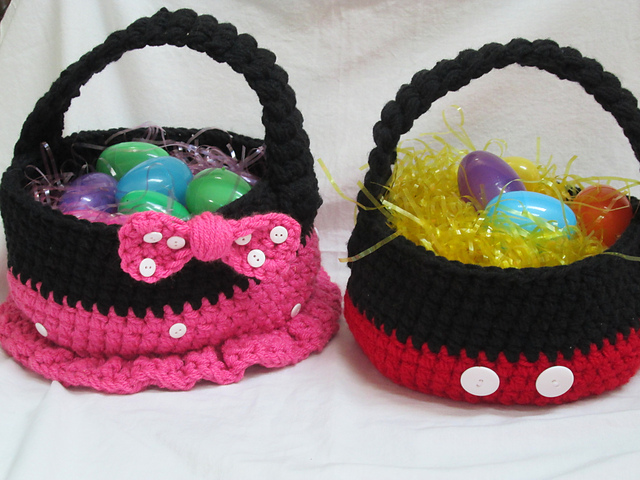Mickey and Minnie Gift Basket