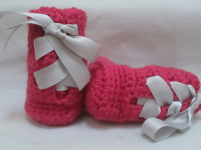 Lace-Up Baby Boots