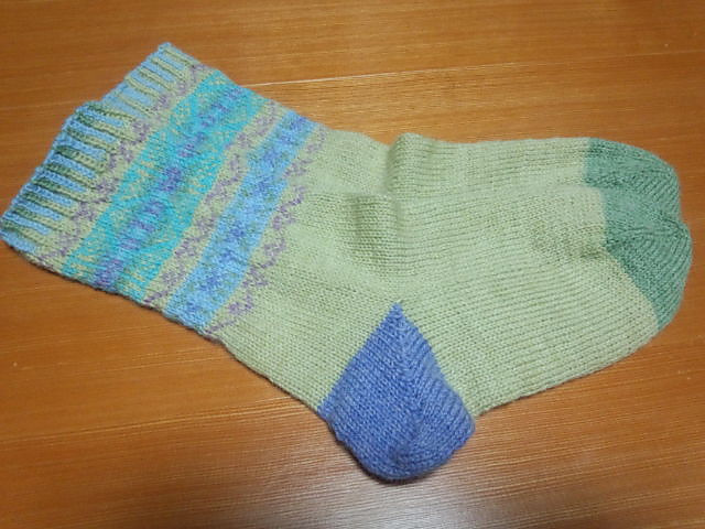 p.019 Fair Isle Socks