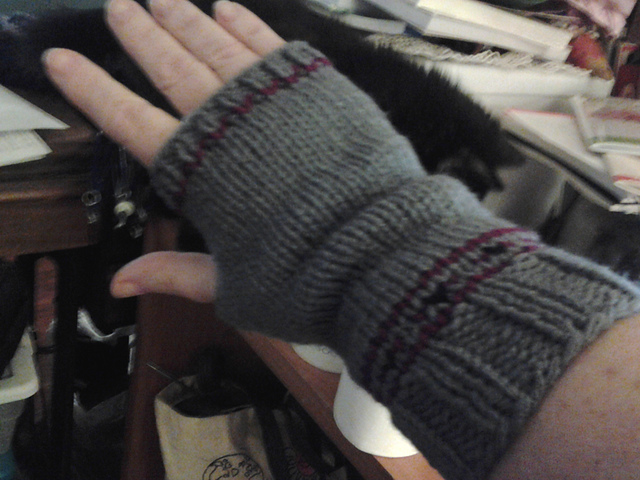 Snuggly Fingerless Mitts