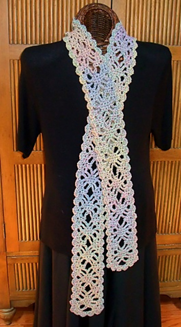 Iridescent Web Scarf
