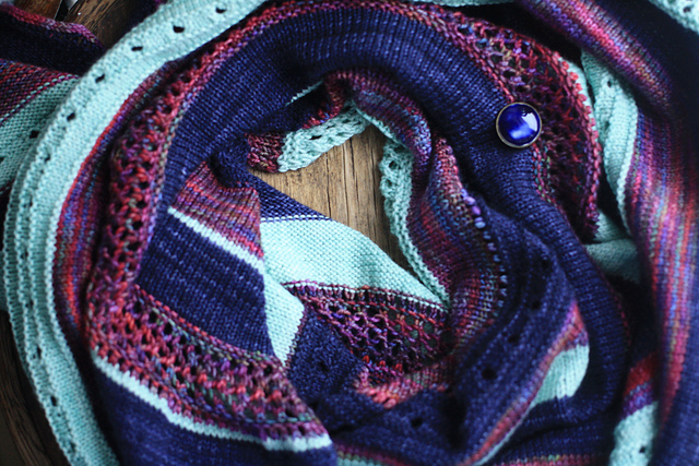 Paris night Shawl