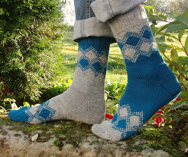Classy Squares Socks