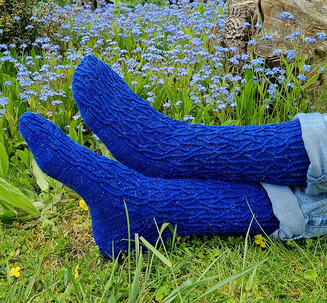 Blue Monday Socks