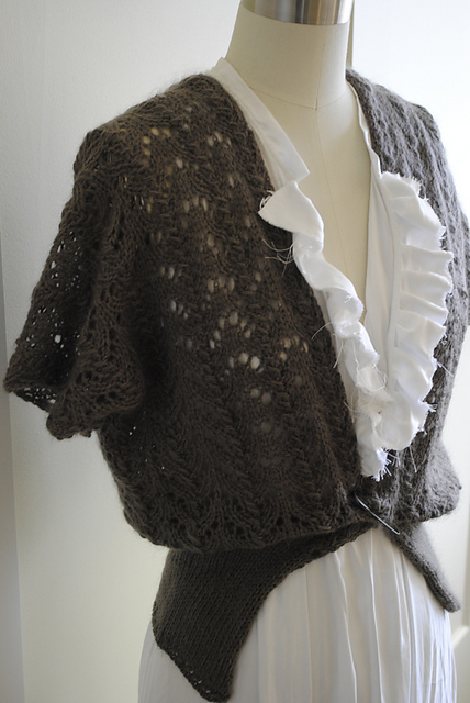 Lace Stitch Vest Wrap