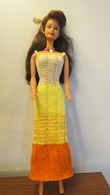 #0066 Striped Dress