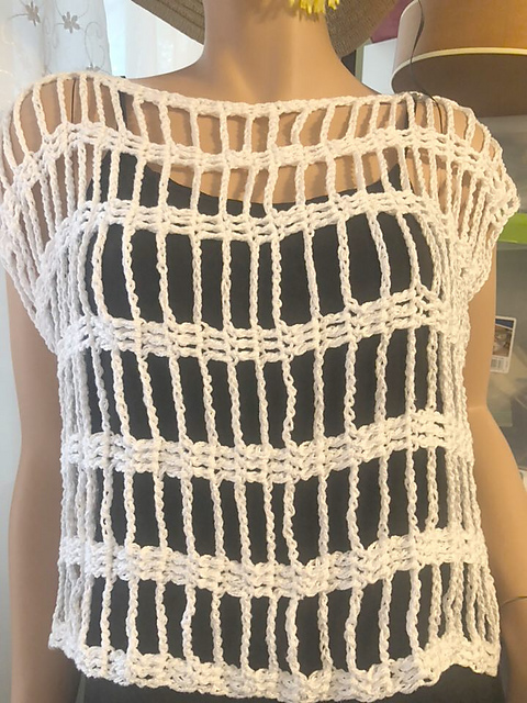 loose crochet top