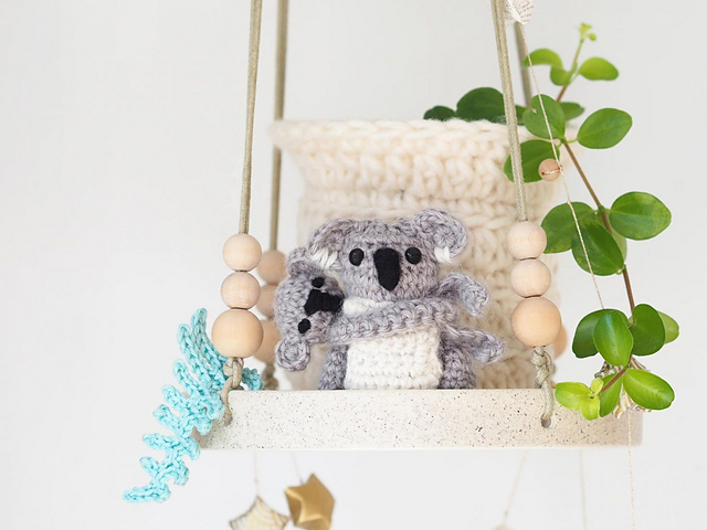 Koala mummy & baby DIY