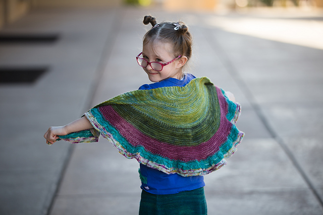Child's Mermaid Shawl