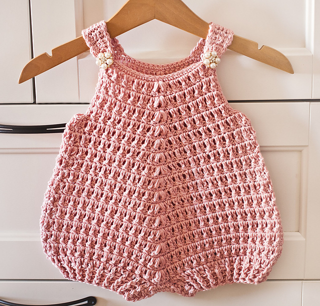 Ravelry: Ribbed Romper pattern by Mon Petit Violon