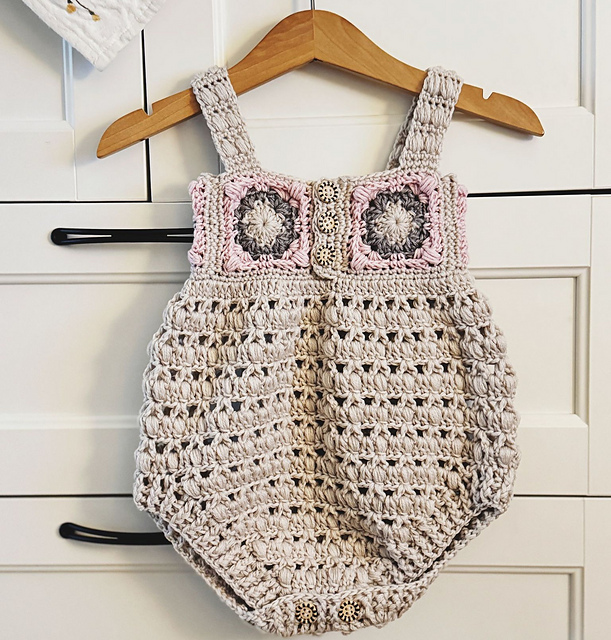 Prairie Bloom Granny Romper