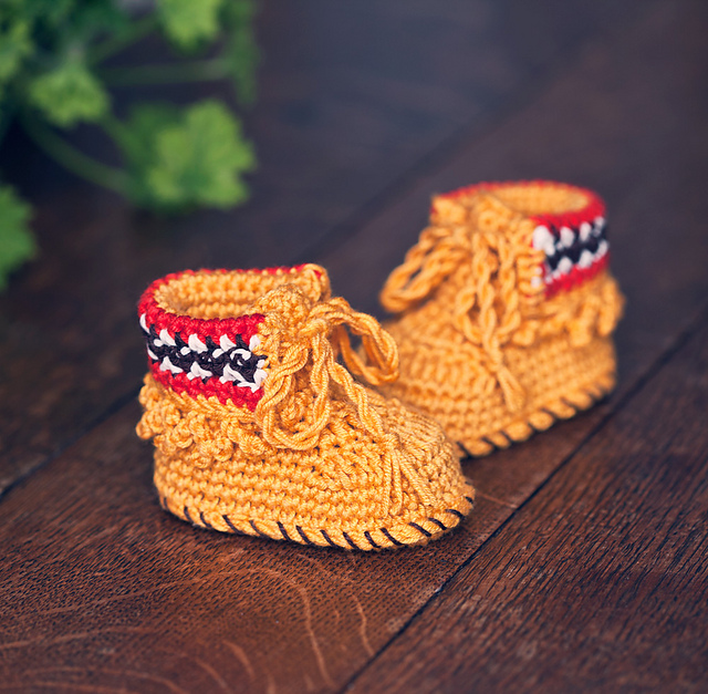 Ethnic Style Baby Boots